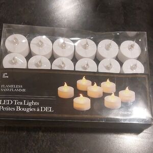New 24 PACK Flameless LED Tea Light Candles